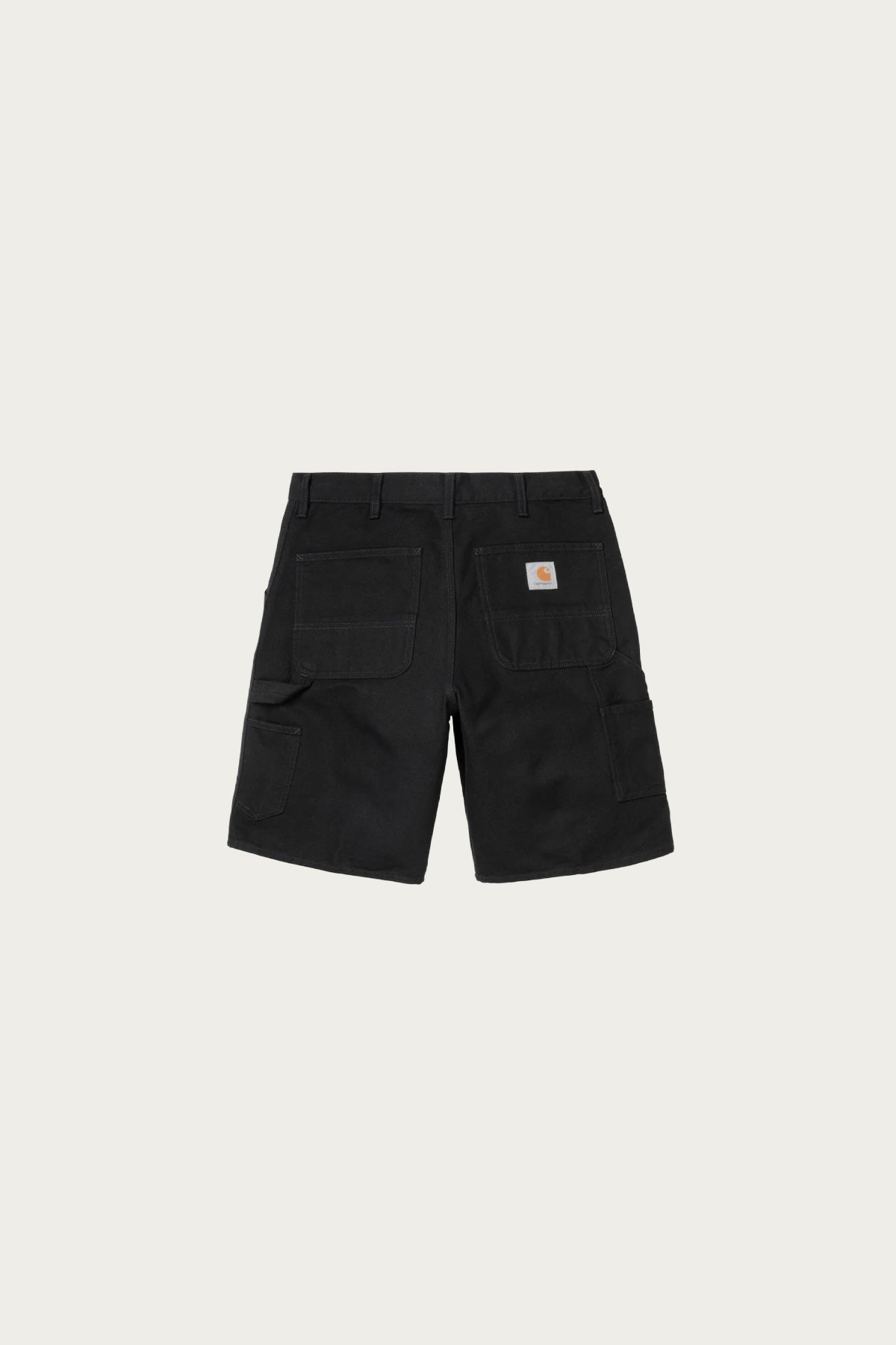 Carhartt Work In Progress - Single Knee Short - Black Rinsed - Canoe Club