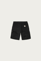 Carhartt Work In Progress - Single Knee Short - Black Rinsed - Canoe Club