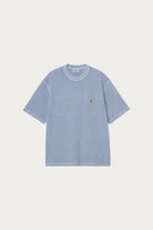 Carhartt Work In Progress - S/S Nelson Waffle T-Shirt - Gentle Blue Garment Dyed - Canoe Club