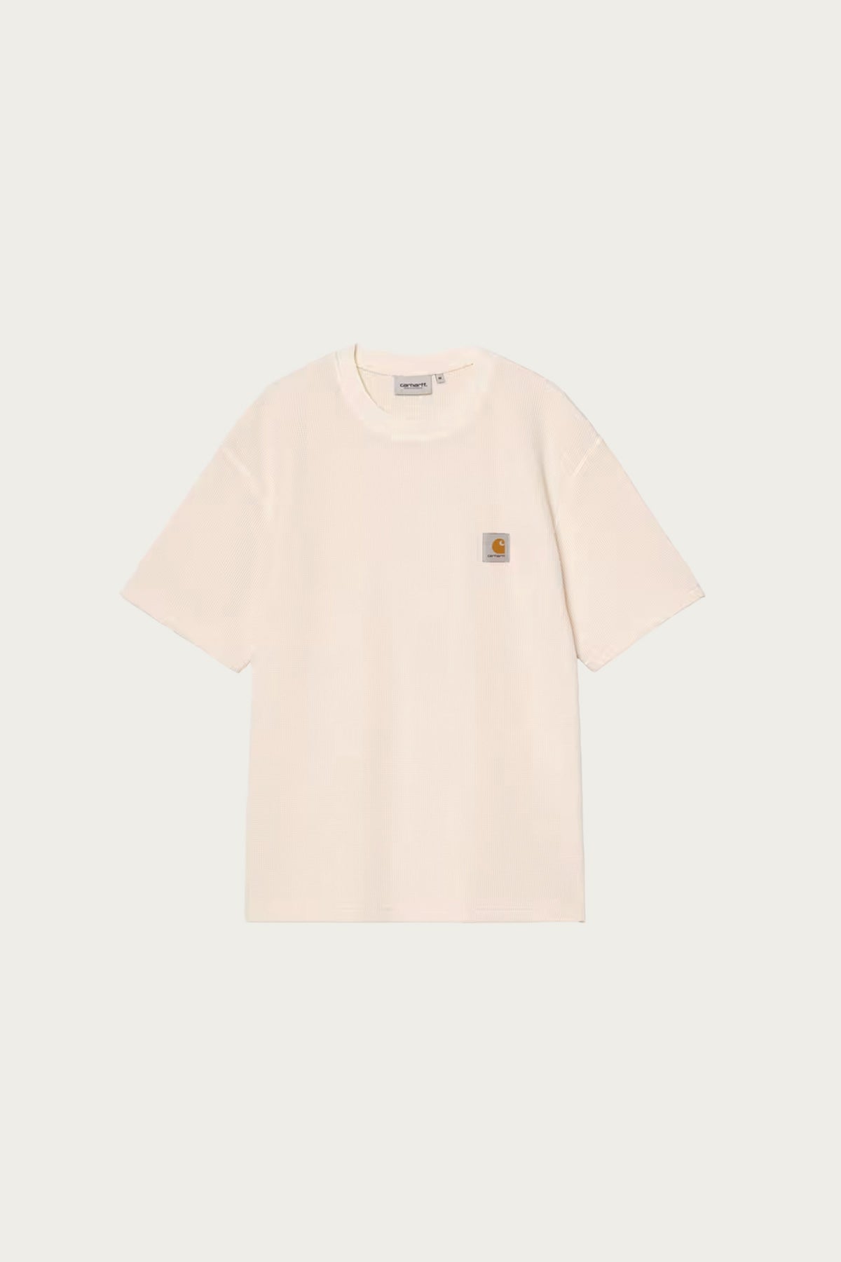 Carhartt Work In Progress - S/S Nelson Waffle T-Shirt - Natural Garment Dyed - Canoe Club