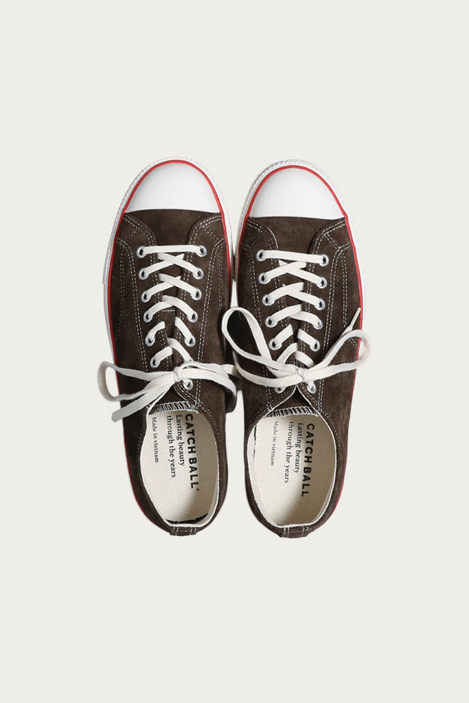 Catch Ball - B-01 - Suede Dark Brown - Canoe Club