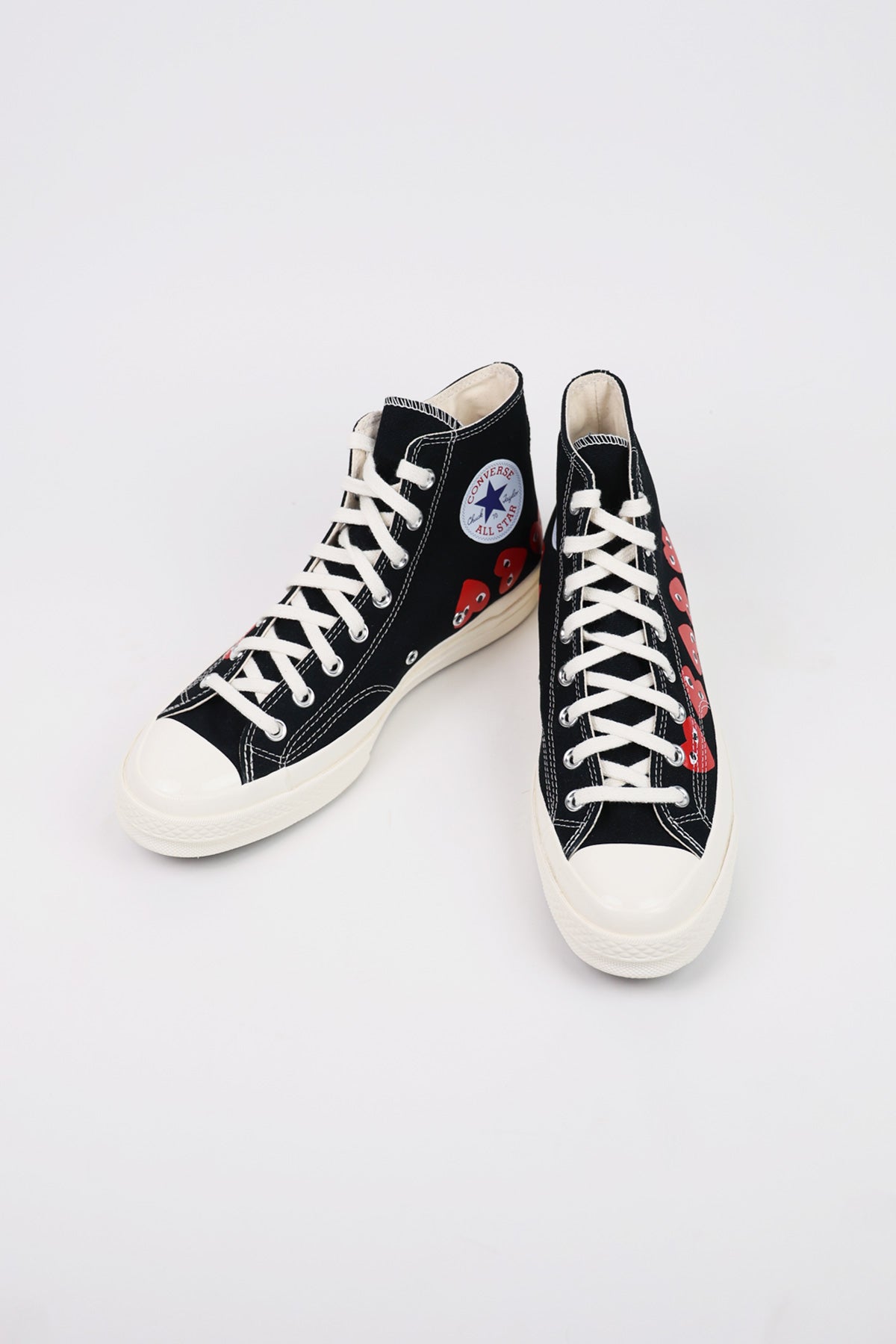 Comme des Garçons PLAY - CdG PLAY x Converse Chuck Taylor Hi - Black/Red Hearts - Canoe Club