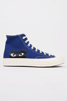 Comme des Garçons PLAY - CdG PLAY x Converse Chuck Taylor Hi - Blue - Canoe Club