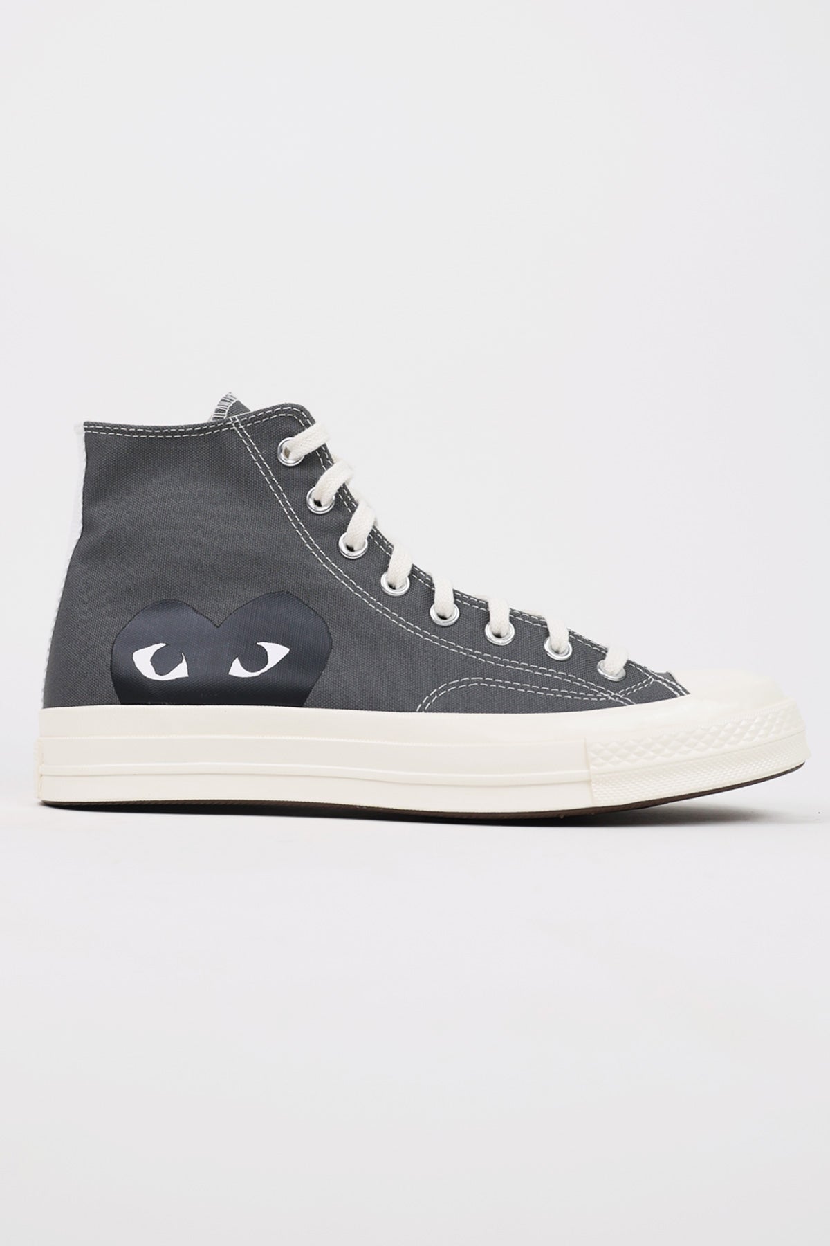 Comme des Garçons PLAY - CdG PLAY x Converse Chuck Taylor Hi - Grey - Canoe Club