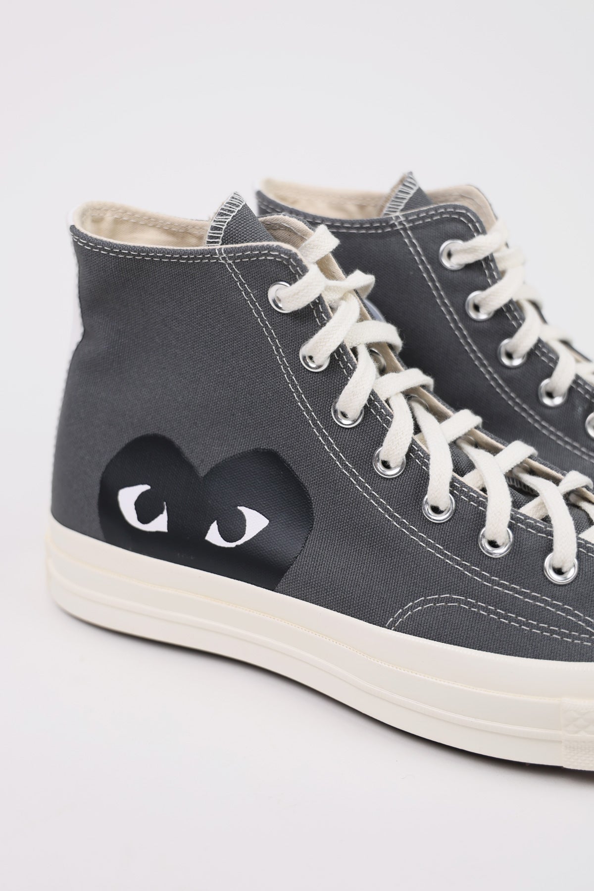 Comme des Garçons PLAY - CdG PLAY x Converse Chuck Taylor Hi - Grey - Canoe Club