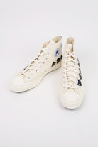 Comme des Garçons PLAY - CdG PLAY x Converse Chuck Taylor Hi - White/Black Hearts - Canoe Club