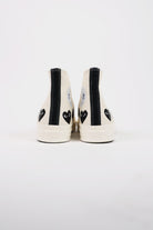 Comme des Garçons PLAY - CdG PLAY x Converse Chuck Taylor Hi - White/Black Hearts - Canoe Club