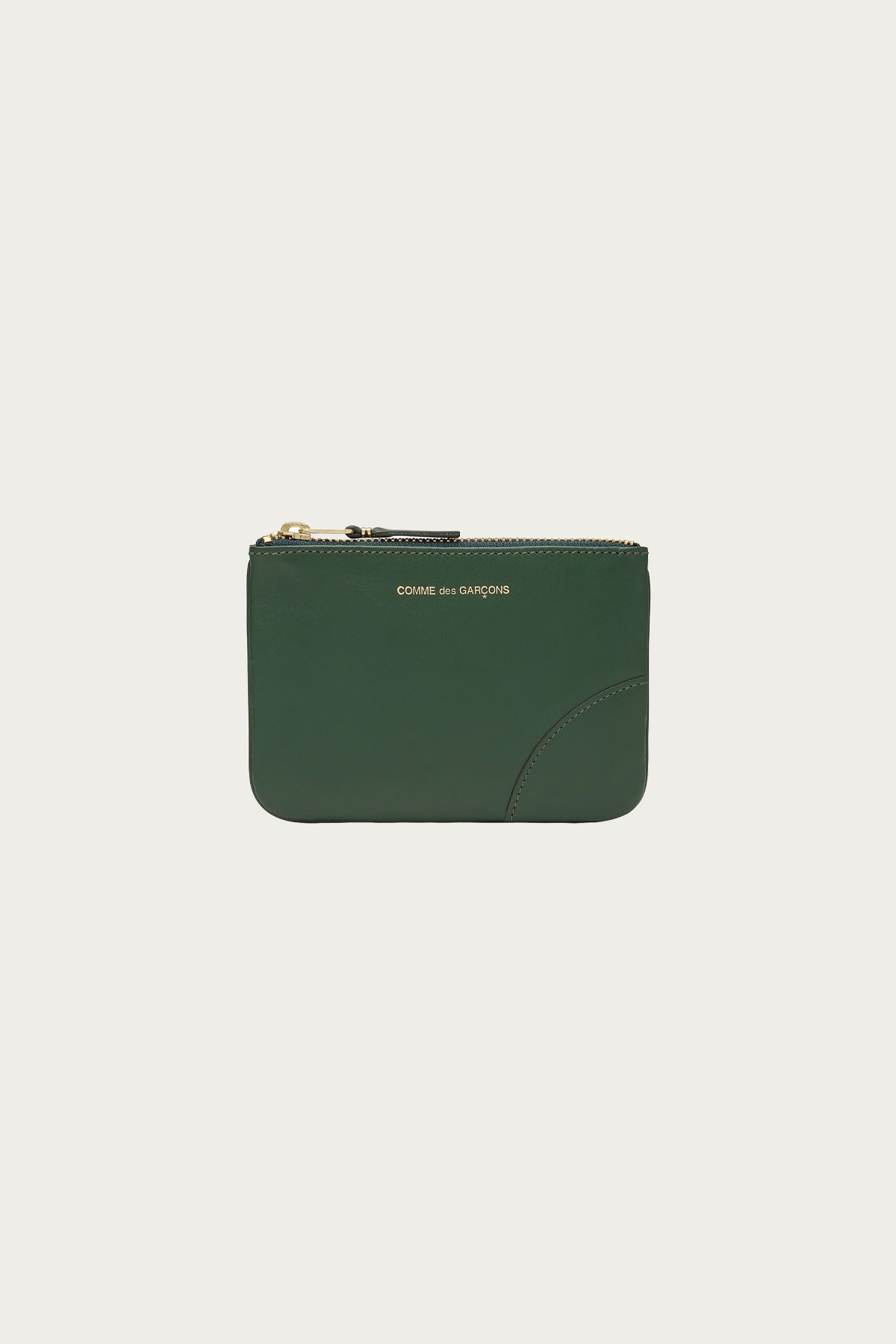 Comme des Garçons WALLET - Zip Wallet - Bottle Green - Canoe Club