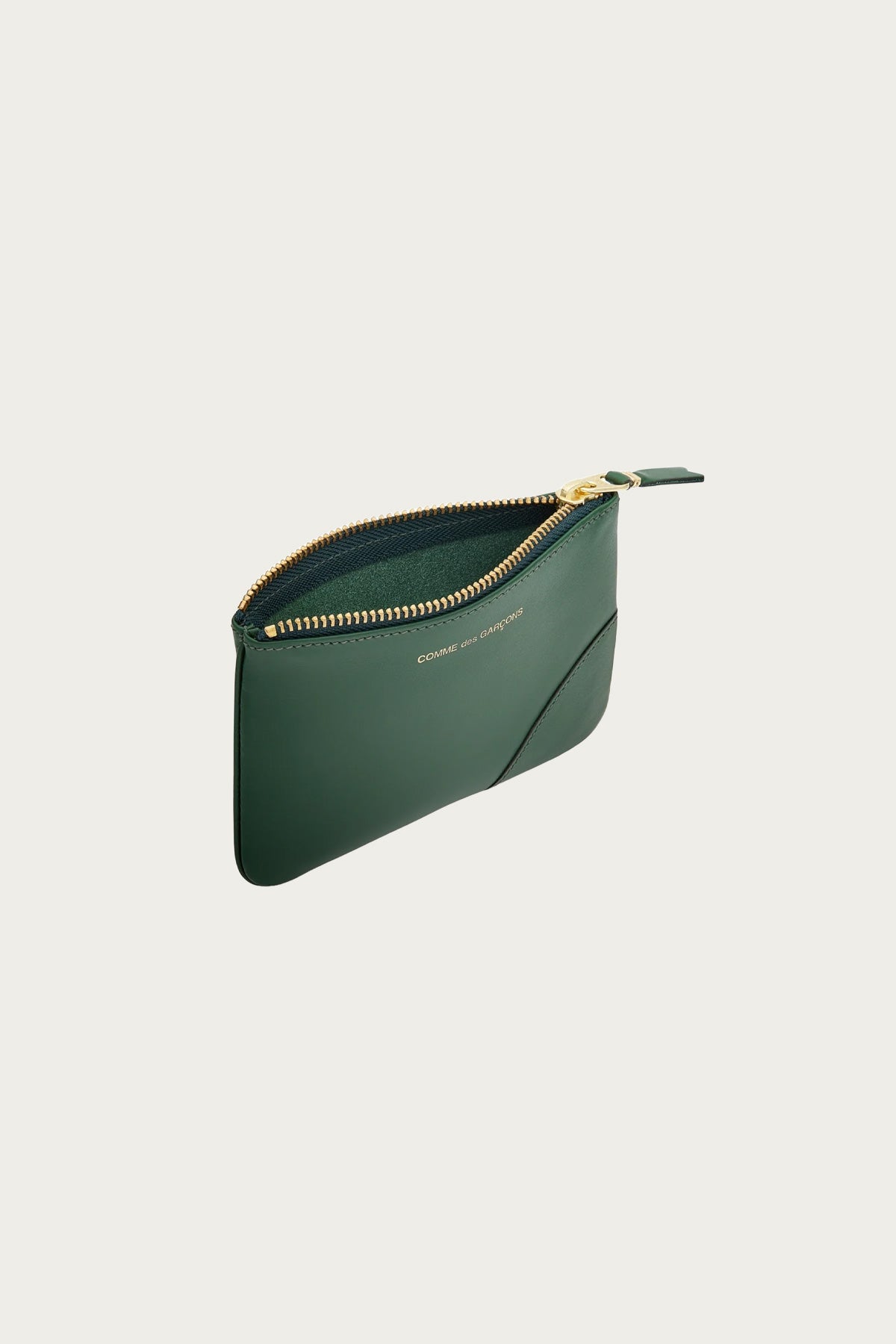 Comme des Garçons WALLET - Zip Wallet - Bottle Green - Canoe Club