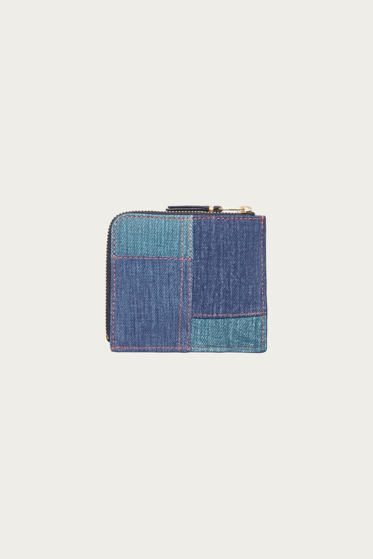 Comme des Garçons WALLET - Denim Zip-Around Wallet - Blue - Canoe Club