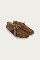 Clarks - Anderson Bell x Clarks Wallabee - Tan Embroidery - Canoe Club