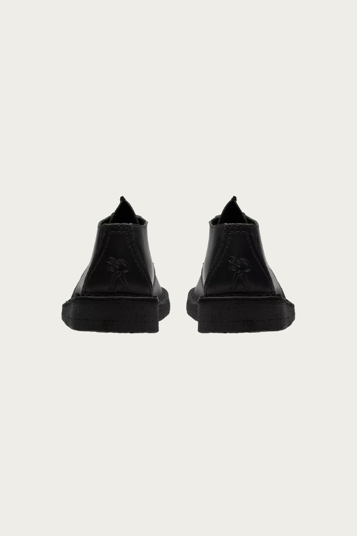 Clarks - Desert Trek - Black Smooth Leather - Canoe Club