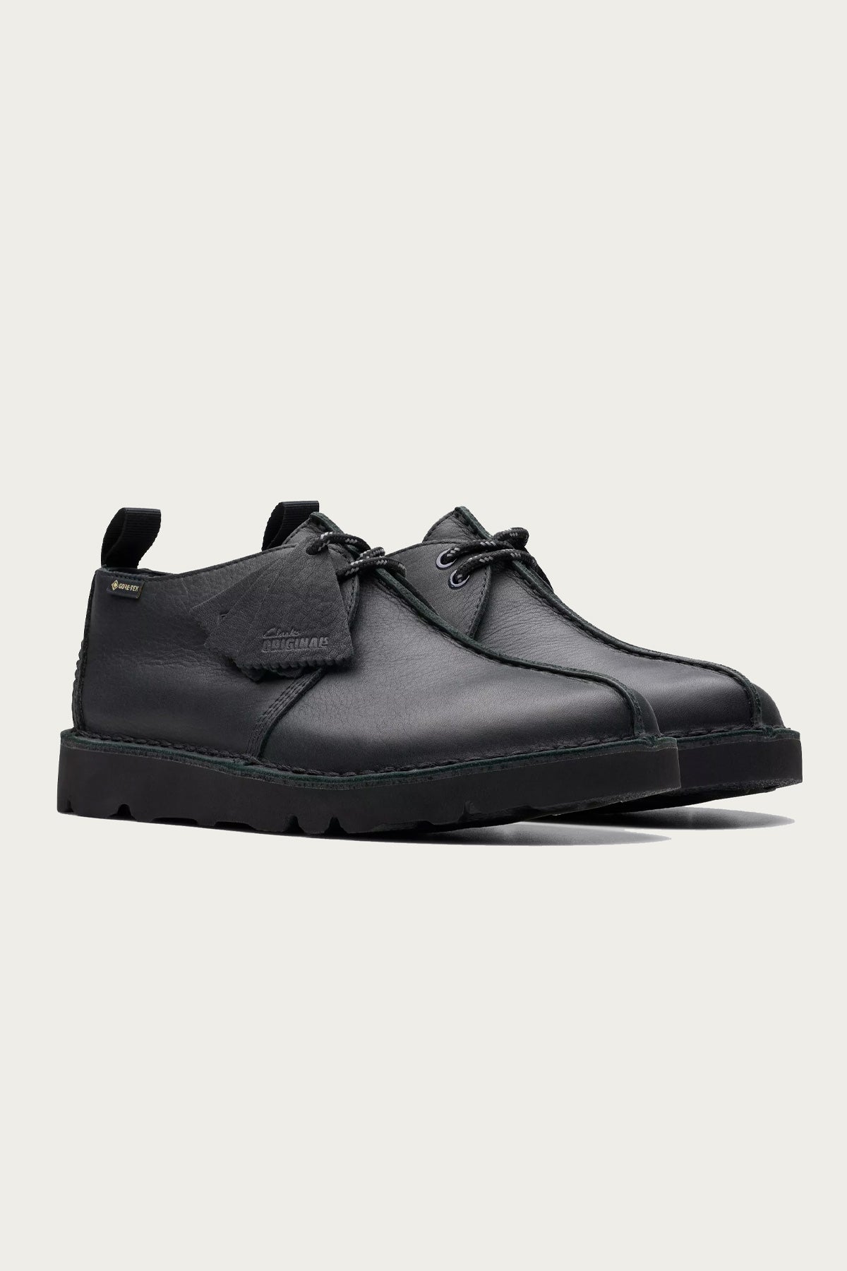 Clarks - Desert Trek GTX - Black Leather - Canoe Club