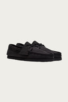 Clarks - Godney Boat - Black Leather - Canoe Club