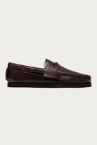 Clarks - Godney Boat - Brown Leather - Canoe Club