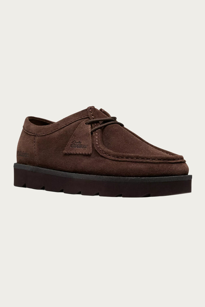 Clarks - Meare Walla - Dark Brown Suede - Canoe Club