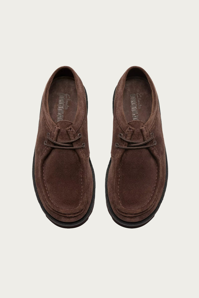 Clarks - Meare Walla - Dark Brown Suede - Canoe Club