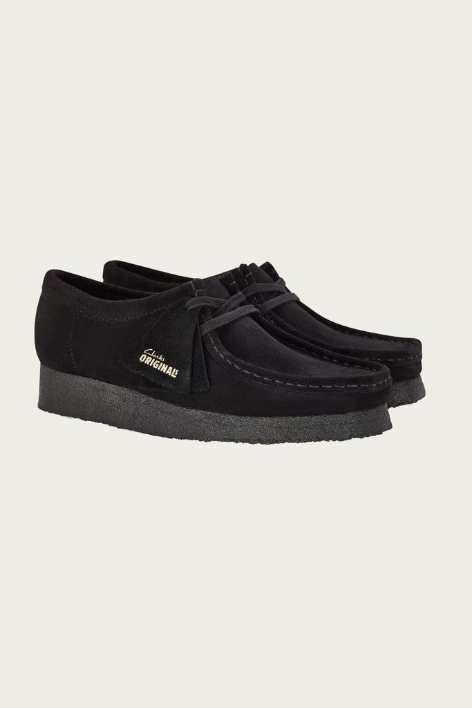 Clarks - Wallabee - Black Suede - Canoe Club
