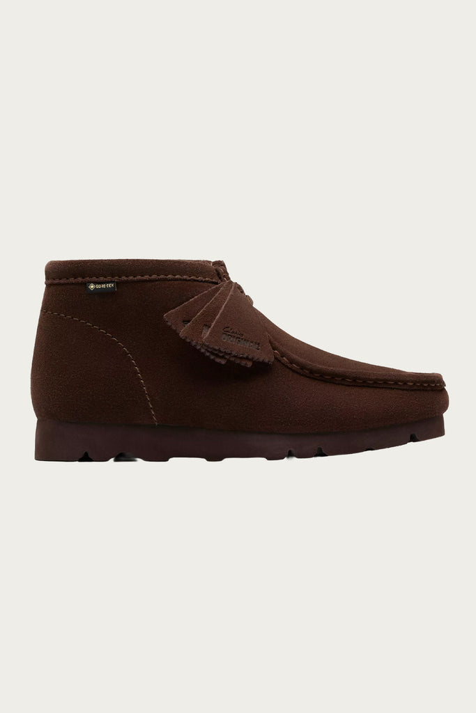Clarks - Wallabee Boot Goretex - Dark Brown Suede - Canoe Club
