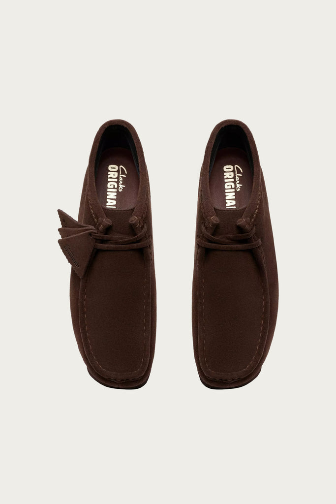 Clarks - Wallabee Boot Goretex - Dark Brown Suede - Canoe Club