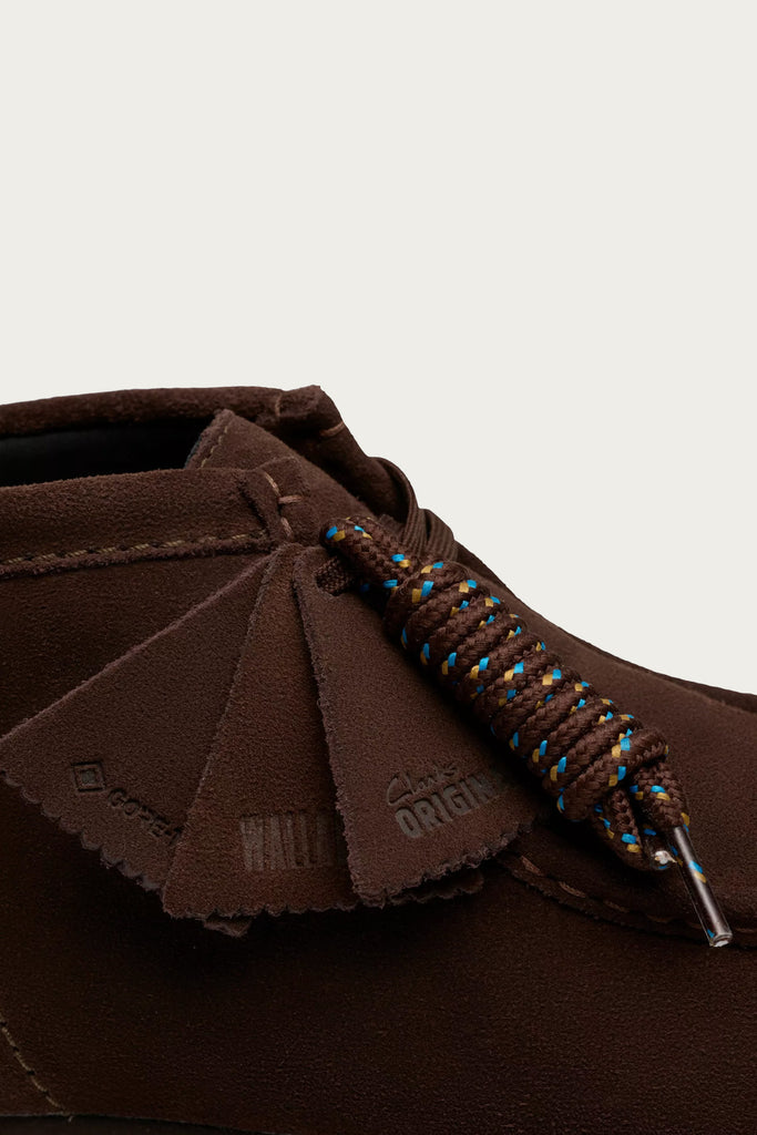 Clarks - Wallabee Boot Goretex - Dark Brown Suede - Canoe Club