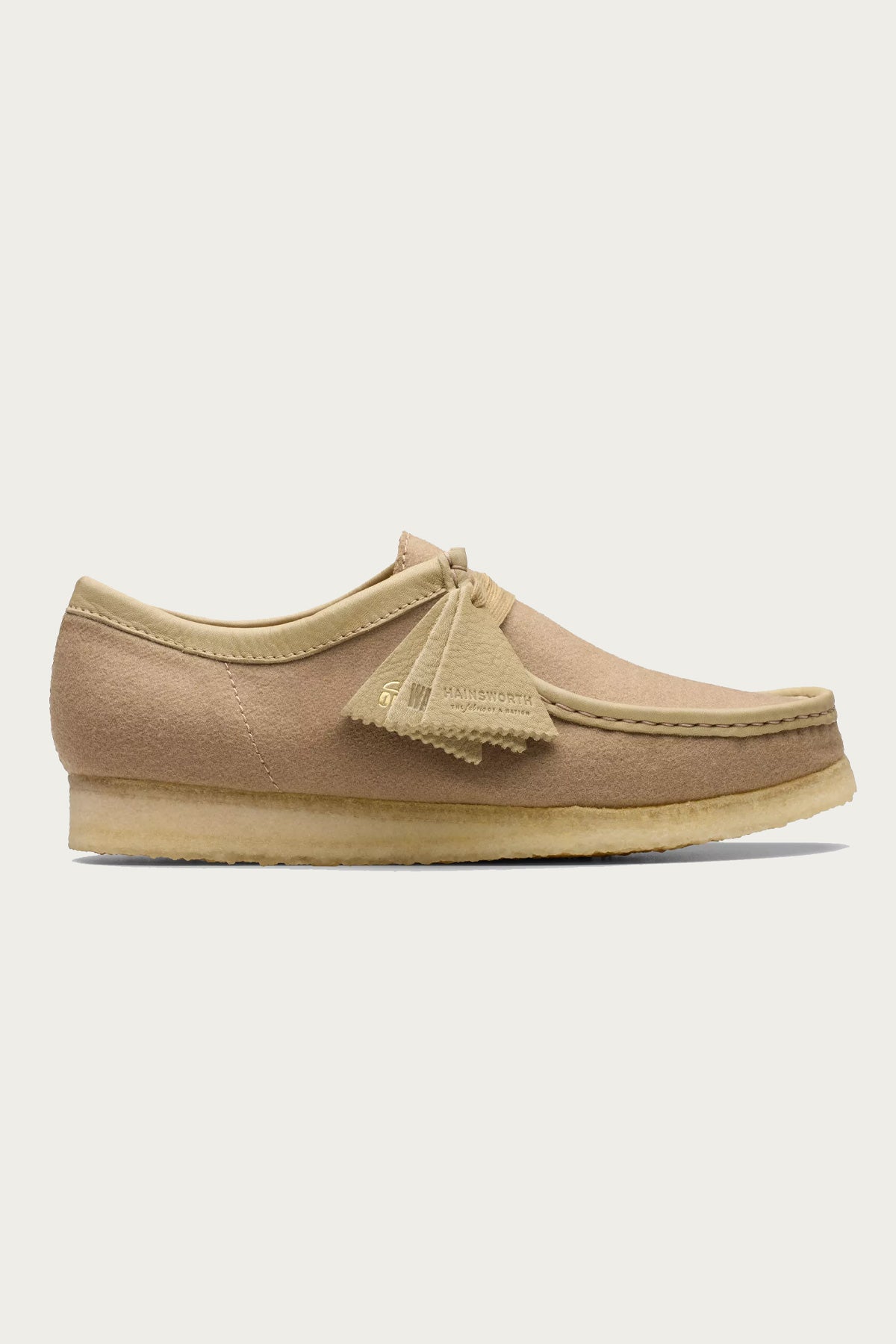 Clarks Wallabee Wool Camel Wool Canoe Club
