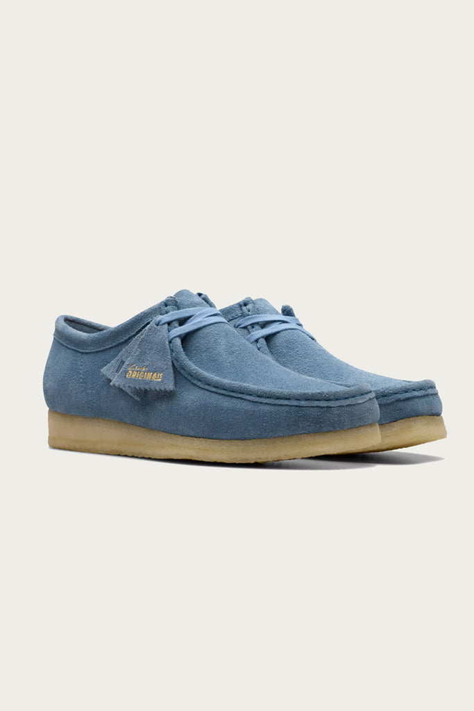 Clarks - Wallabee - French Blue Suede - Canoe Club