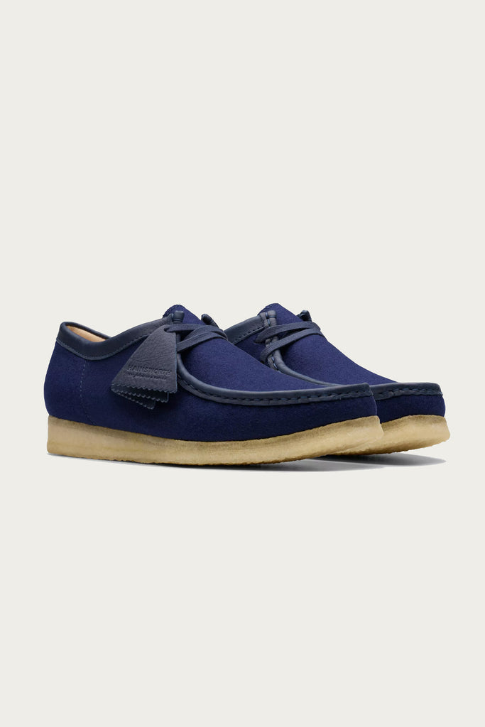 Clarks - Wallabee Wool - Navy Wool - Canoe Club