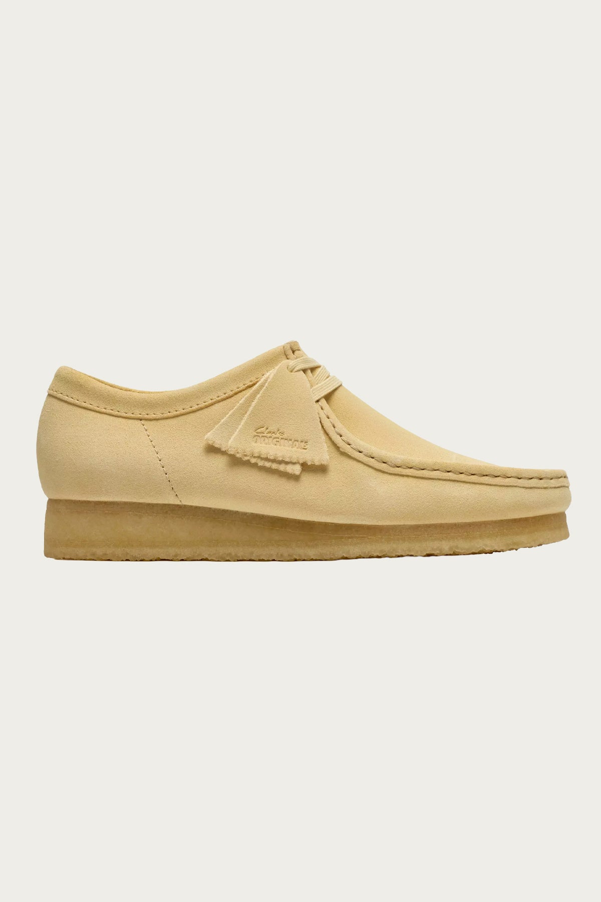 Clark’s Original Wallabee Mustard Yellow Size 11 Crepe Soles Striped Laces Men main image 4