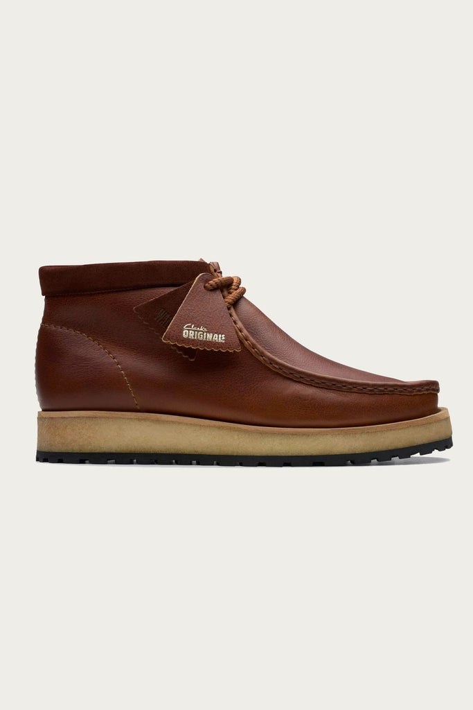 Clarks - Wallabee Scout - Dark Tan Leather - Canoe Club