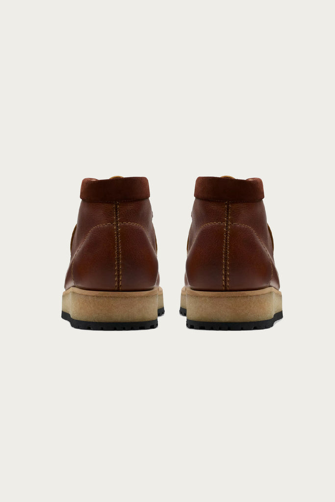 Clarks - Wallabee Scout - Dark Tan Leather - Canoe Club