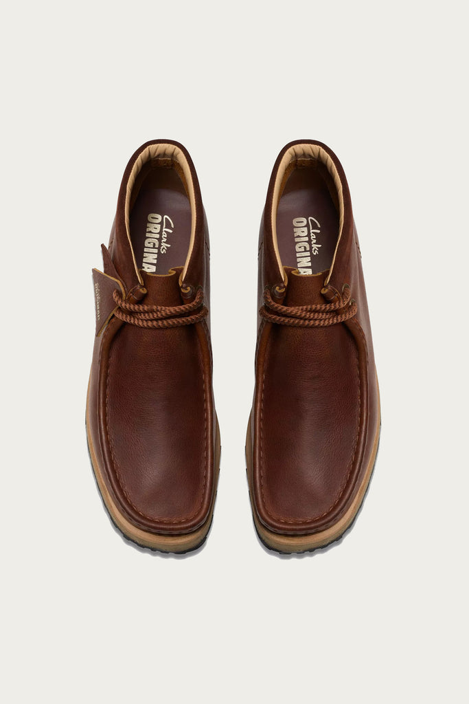 Clarks - Wallabee Scout - Dark Tan Leather - Canoe Club