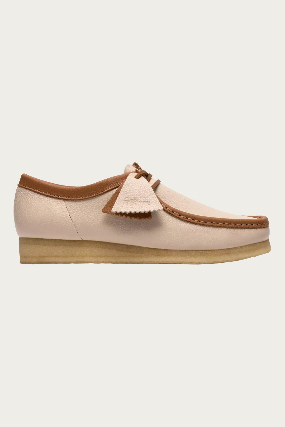 Clarks Wallabee | White Combi Leather | Canoe Club