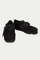 Clarks - Clarks x Needles Walla Strap Lo - Black Suede - Canoe Club