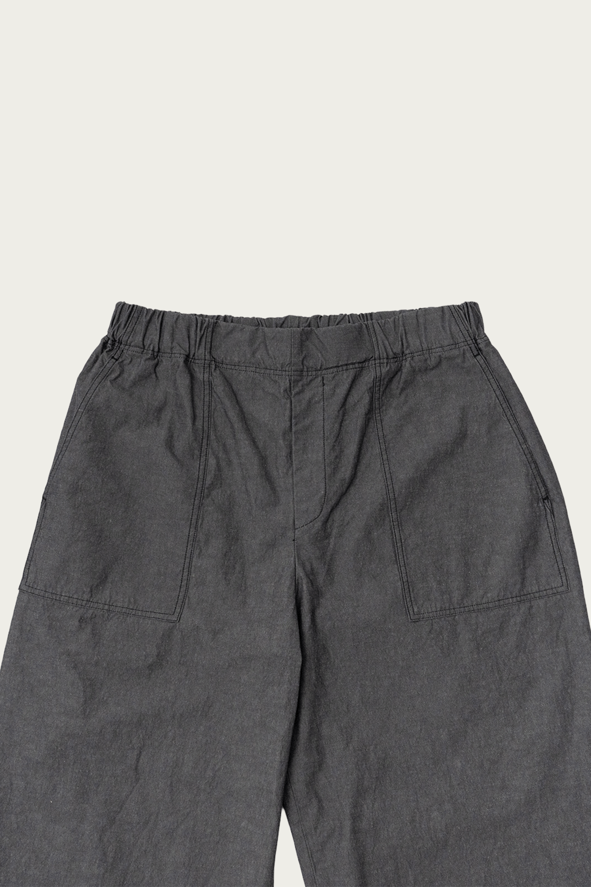 CONFECT - Upcyclino Basic Chambray Easy Fit Pants - Charcoal Grey - Canoe Club