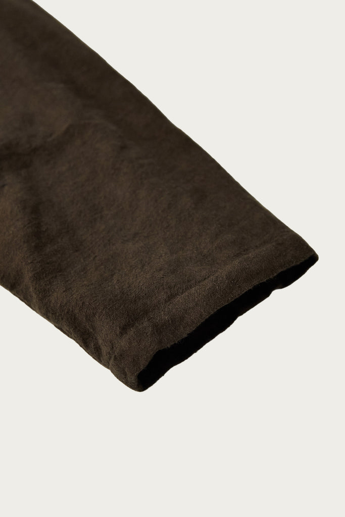 CONFECT - Linen Double Breasted Jacket - Dark Khaki - Canoe Club