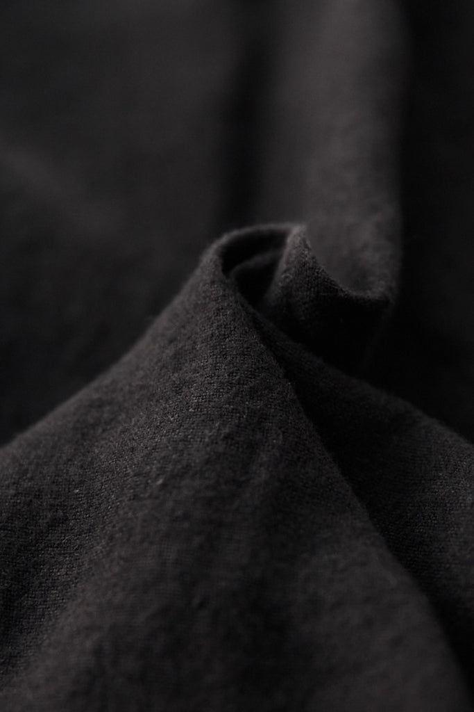 CONFECT - Linen Double Breasted Jacket - Ink Black - Canoe Club