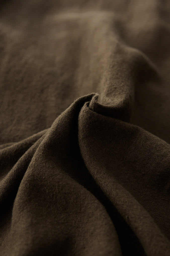 CONFECT - Linen Trousers - Dark Khaki - Canoe Club