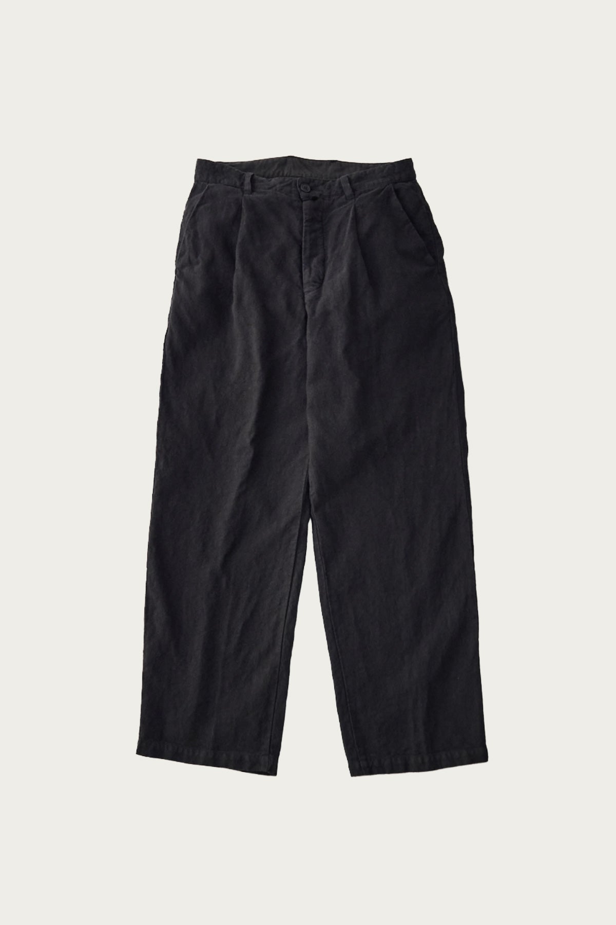 CONFECT - Linen Trousers - Ink Black - Canoe Club