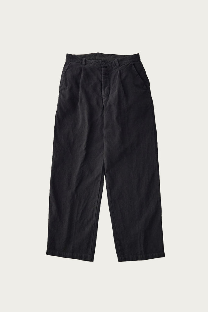 CONFECT - Linen Trousers - Ink Black - Canoe Club