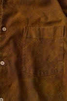 CONFECT - Brushed Uneven Dyed Regular Collar Shirt - Brown - Canoe Club
