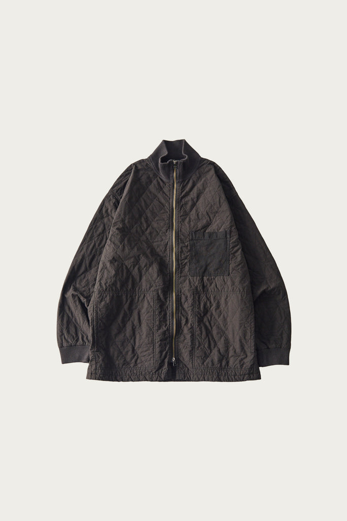 CONFECT - Quilted Zip Blouson - Ink Black - Canoe Club