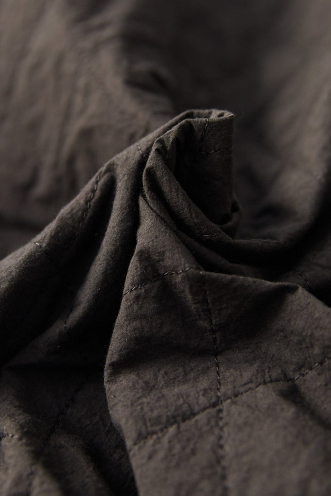 CONFECT - Quilted Zip Blouson - Ink Black - Canoe Club