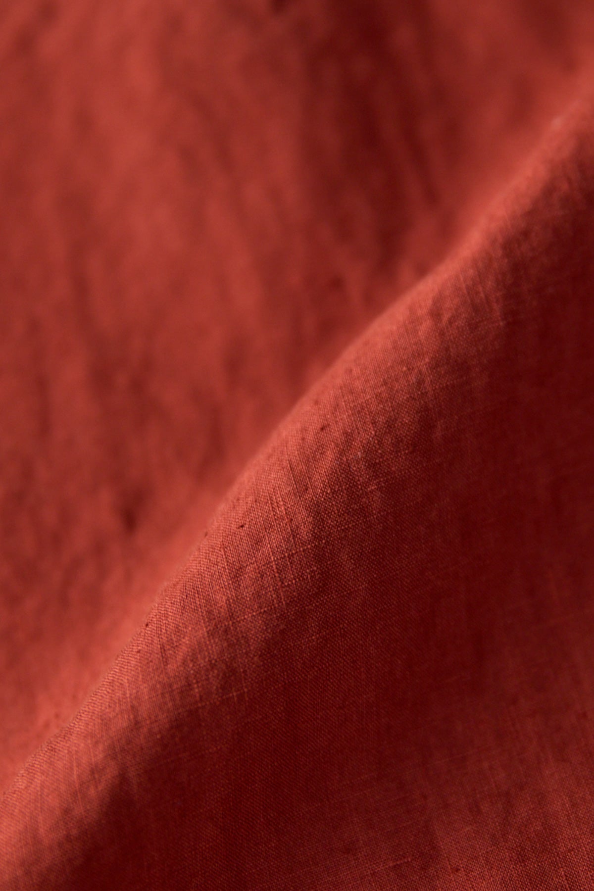 CONFECT - High Count Linen Regular Collar Shirt - Dark Red - Canoe Club