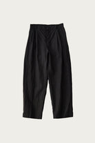 CONFECT - Linen Canvas Trousers - Black - Canoe Club