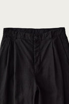 CONFECT - Linen Canvas Trousers - Black - Canoe Club