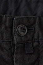 CONFECT - Linen Canvas Trousers - Black - Canoe Club