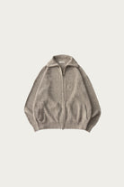 CONFECT - Linen Cotton Hemp Driver's Zip-Up Knit - Oatmeal - Canoe Club