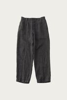 CONFECT - Linen Melange Twill Easy Trousers - Black - Canoe Club