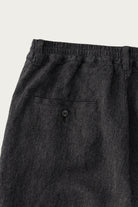 CONFECT - Linen Melange Twill Easy Trousers - Black - Canoe Club
